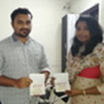 Chitra and Rinson Thomas