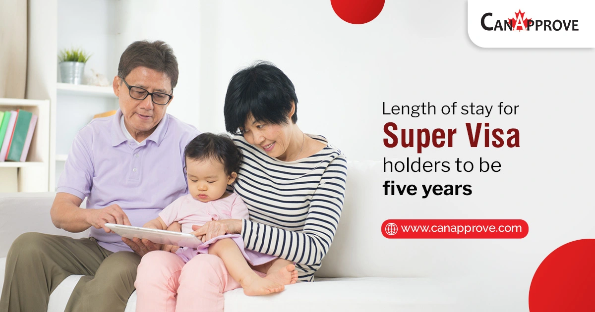 Length of Stay for Canada Super Visa to be extended to five years