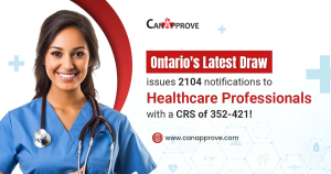 Ontario's Latest Draw issues 2104